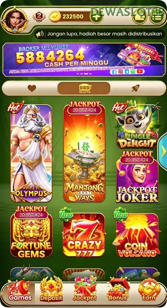 Bonus Spesial Download dewaslot88 APK screenshot